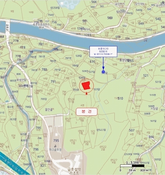 2025타경10281 강원특별자치도 속초시 노학동 524 농지 경매 이미지