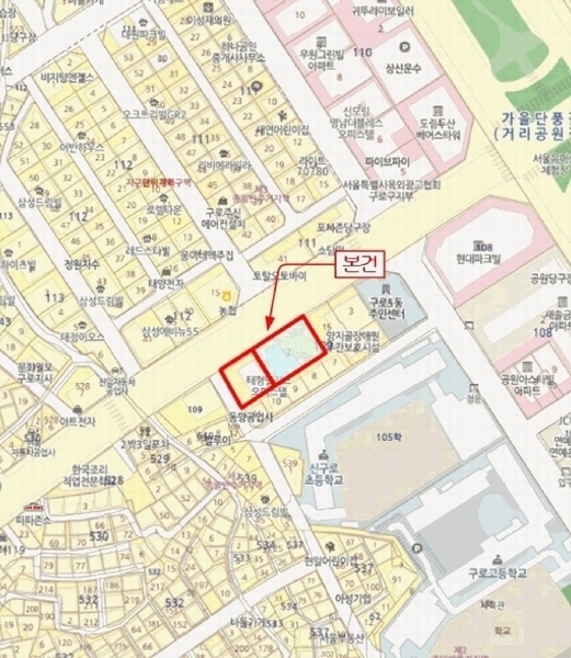 2025타경9392 서울특별시 구로구 구로중앙로28길 52, 태형팰리스 101동 4층 403호 오피스텔[계약20평형] 경매 이미지