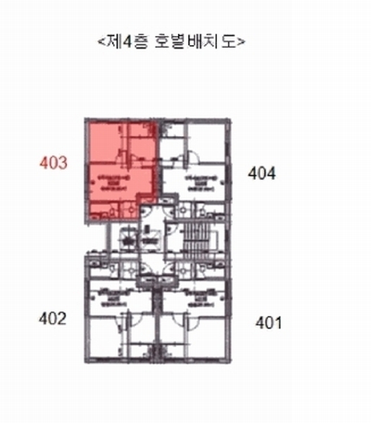 2025타경9392 서울특별시 구로구 구로중앙로28길 52, 태형팰리스 101동 4층 403호 오피스텔[계약20평형] 경매 이미지