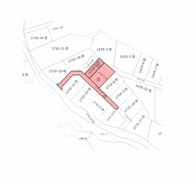 2024타경33526 강원특별자치도 평창군 진부면 송정리 1710-6 농지 경매 이미지