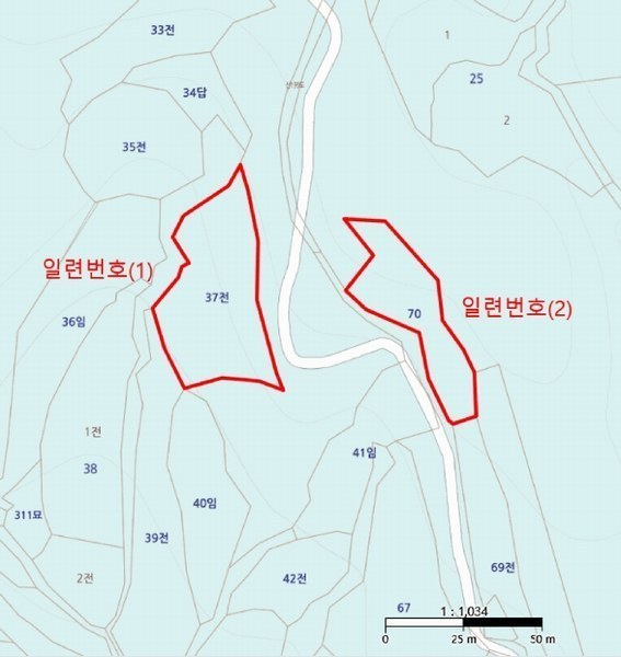 2025타경387 경상북도 영덕군 영덕읍 창포리 70 농지 경매 이미지