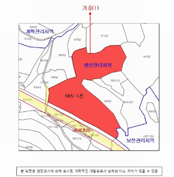 2025타경592 경상남도 남해군 서면 정포리 565-1 농지 경매 이미지
