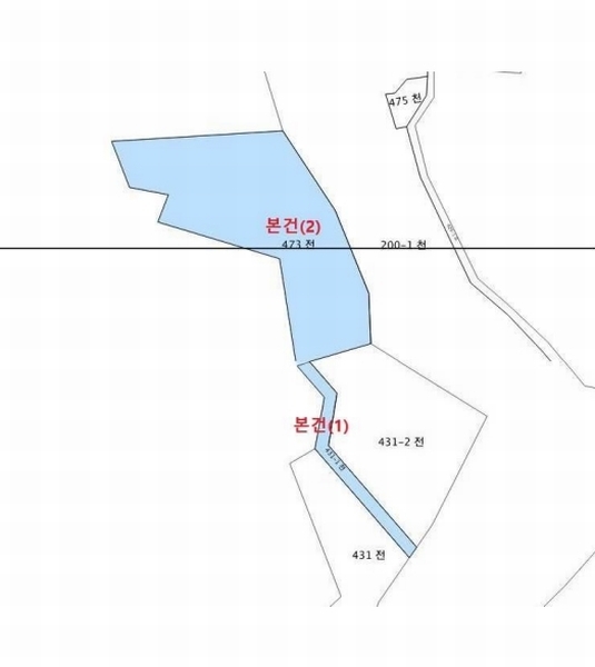 2025타경30197 강원특별자치도 정선군 임계면 도전리 431-1 농지 경매 이미지