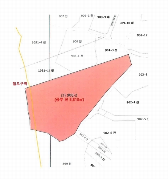 2025타경30339 강원특별자치도 평창군 대화면 신리 900-2 농지 경매 이미지