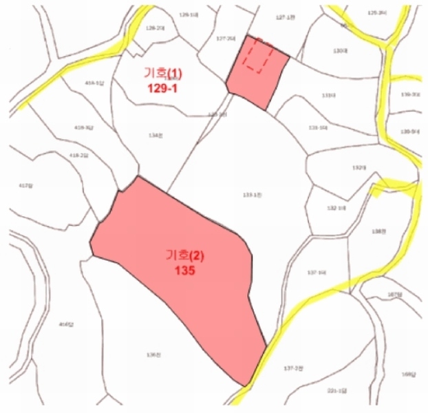 2025타경30374 충청북도 음성군 원남면 덕정리 135 농지 경매 이미지