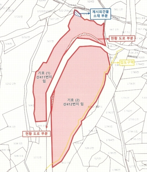 2025타경30377 강원특별자치도 영월군 주천면 신일리 산412 임야 경매 이미지