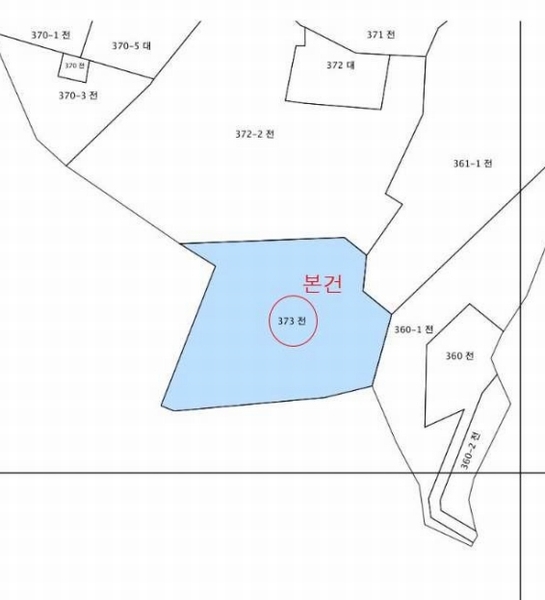 2025타경30404 강원특별자치도 정선군 북평면 문곡리 373 농지 경매 이미지