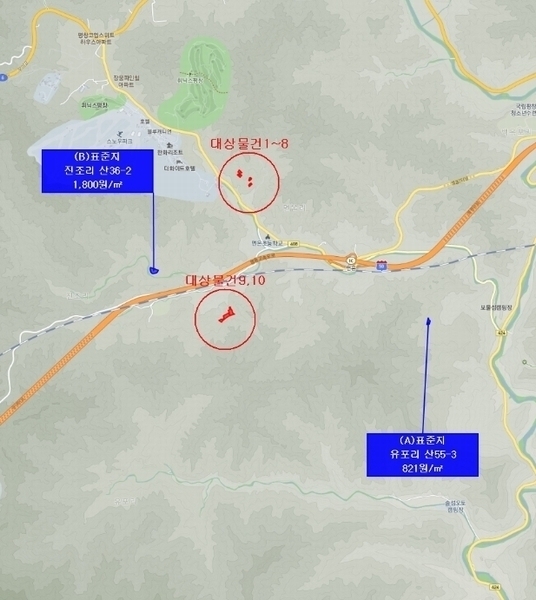 2023타경1935 강원특별자치도 평창군 봉평면 진조리 72-11 임야 경매 이미지