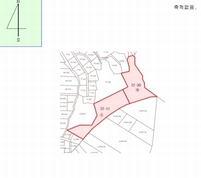 2023타경1935 강원특별자치도 평창군 봉평면 진조리 72-11 임야 경매 이미지