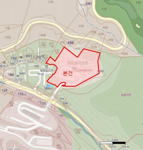 2024타경632 강원특별자치도 평창군 대관령면 솔봉로 471, 아이원리조트 10층 비1005호 숙박(콘도등) 경매 이미지