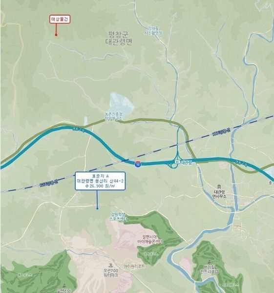 2024타경1437 강원특별자치도 평창군 대관령면 차항리 491-15 임야 경매 이미지