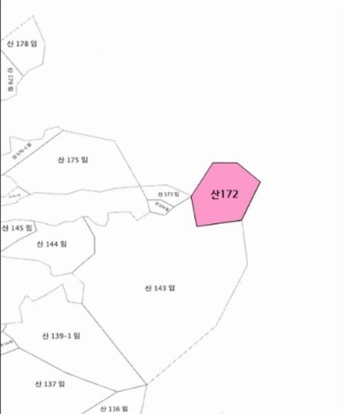 2024타경33328 강원특별자치도 정선군 여량면 유천리 산172 임야 경매 이미지