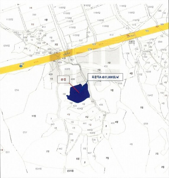 2025타경30376 충청북도 충주시 엄정면 율능리 432 농지 경매 이미지