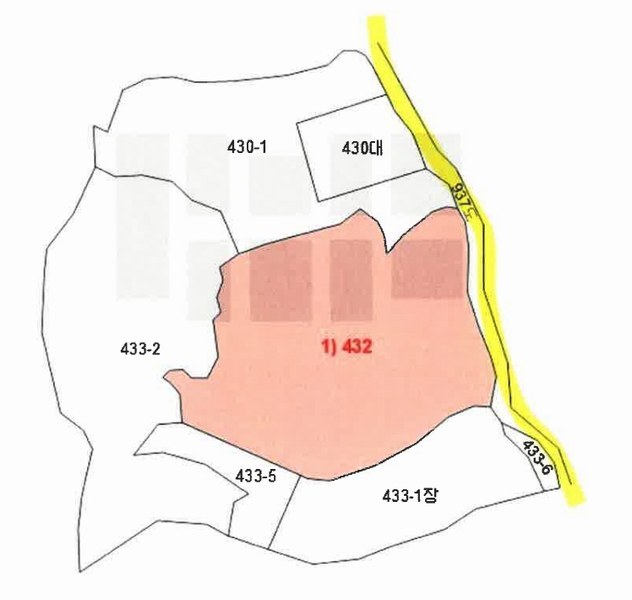 2025타경30376 충청북도 충주시 엄정면 율능리 432 농지 경매 이미지