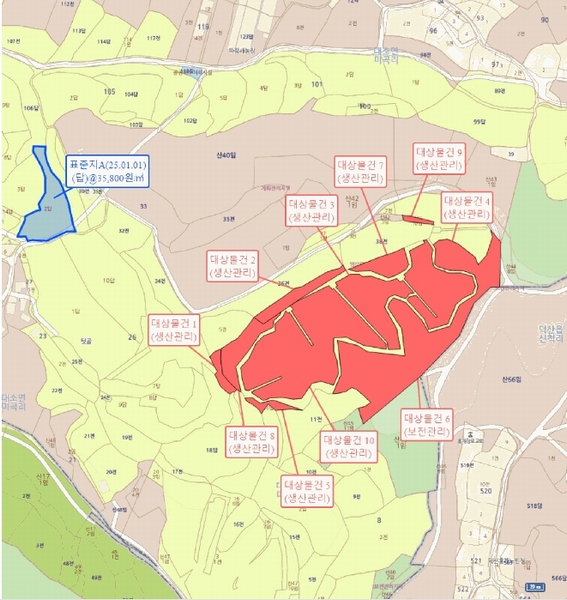 2025타경30393 충청북도 음성군 대소면 미곡리 13 농지 경매 이미지
