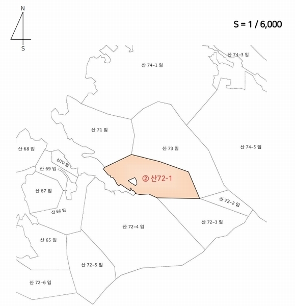 2025타경30406 충청북도 충주시 살미면 향산리 산72-1 임야 경매 이미지