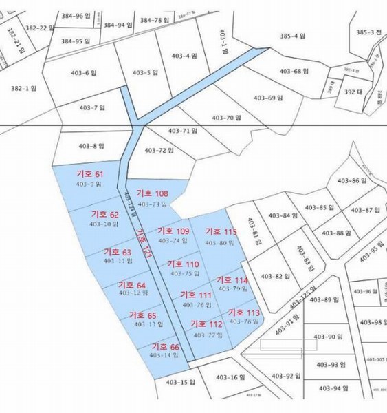 2024타경31506 강원특별자치도 평창군 봉평면 무이리 산319 임야 경매 이미지