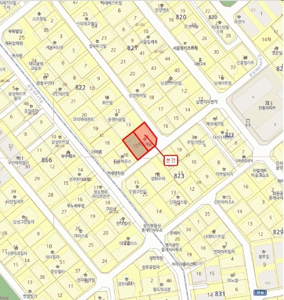 2025타경9678 서울특별시 강서구 화곡동 822-14 다세대(빌라)[공급10평형] 경매 이미지