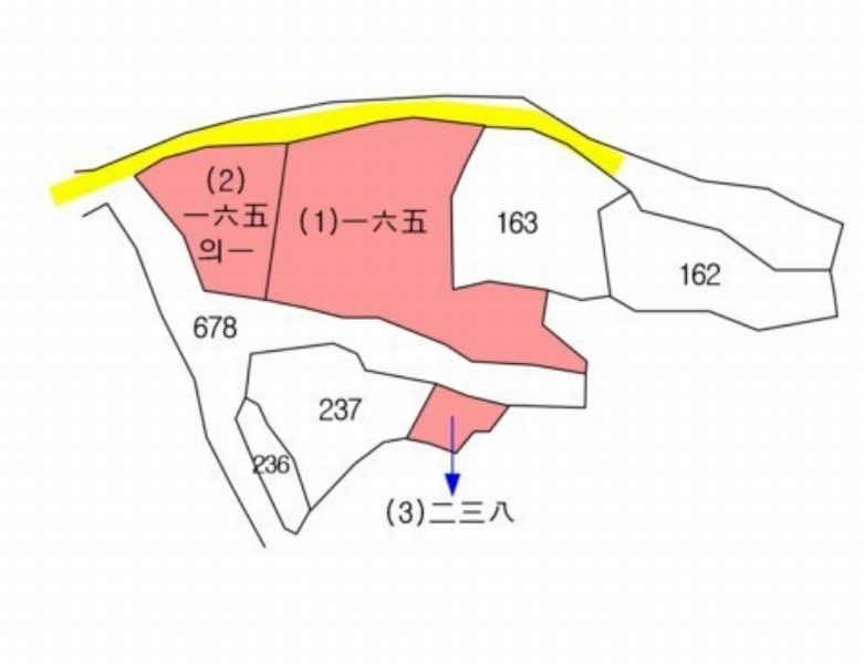 2025타경97 충청북도 영동군 양산면 원당리 165 과수원 경매 이미지