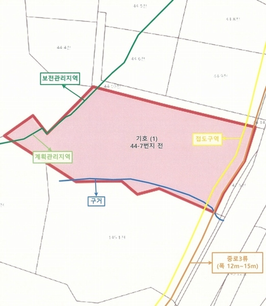 2025타경288 강원특별자치도 평창군 진부면 마평리 44-7 농지 경매 이미지