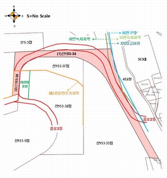 2025타경844 강원특별자치도 정선군 사북읍 사북리 산153-34 임야 경매 이미지