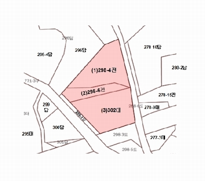 2025타경1007 강원특별자치도 정선군 여량면 여량리 298-4 대지 경매 이미지