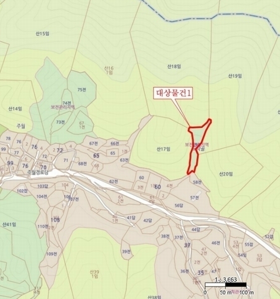 2024타경64969 충청북도 괴산군 감물면 구월리 59 농지 경매 이미지