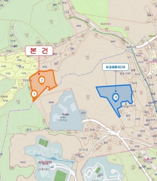 2025타경1613 충청북도 진천군 광혜원면 실원리 409-2 임야 경매 이미지