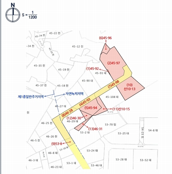 2025타경2364 충청북도 청주시 상당구 남일면 효촌리 45-92 근린시설 경매 이미지