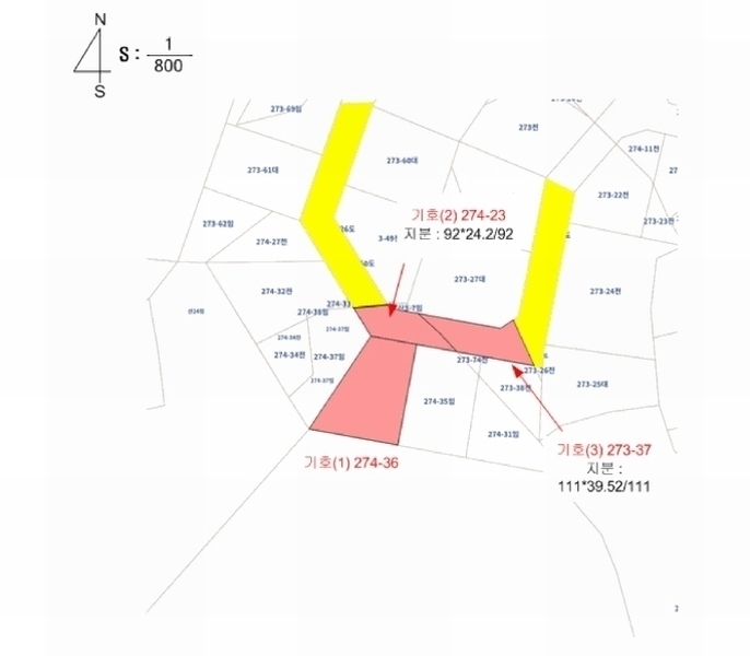2025타경3473 충청북도 청주시 청원구 오창읍 가곡리 274-36 임야 경매 이미지