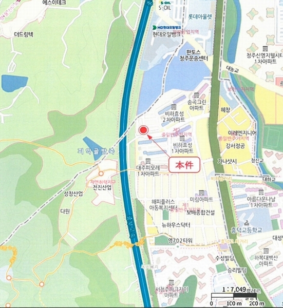 2025타경4780 충청북도 청주시 흥덕구 2순환로1050번길 58, 대주피오레2차아파트 204동 15층 1502호 아파트[공급34평형] 경매 이미지