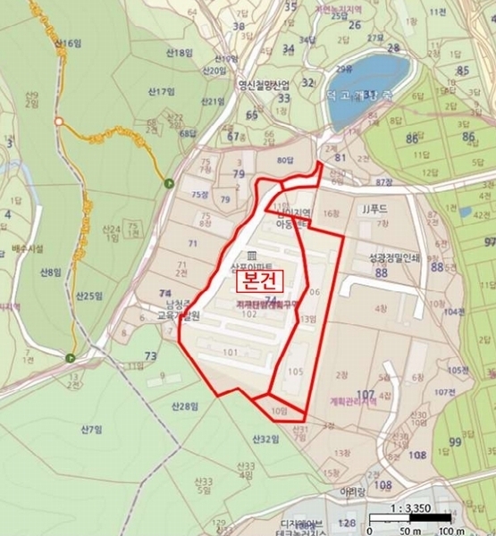 2025타경51009 충청북도 청주시 서원구 남이면 저산척북로 636-10, 삼포그린힐아파트 106동 1층 117호 아파트 경매 이미지