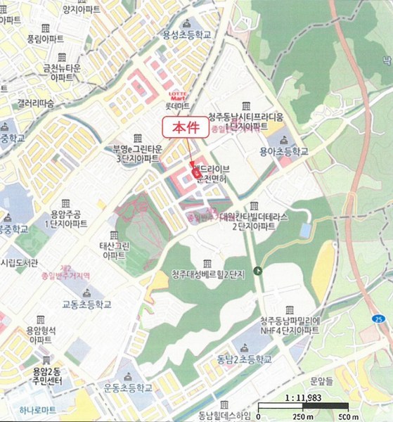 2025타경51207 충청북도 청주시 상당구 중고개로141번길 11-6, 부성타워 6층 603호외1개호 근린상가 경매 이미지