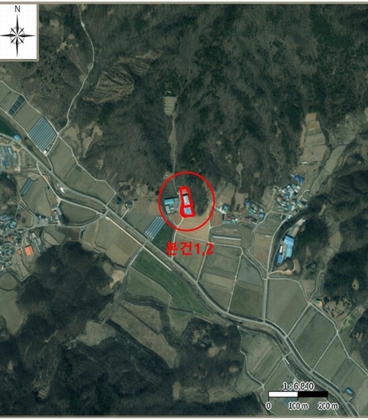 2025타경51524 충청북도 청주시 흥덕구 옥산면 장동리 464-3 공장 경매 이미지