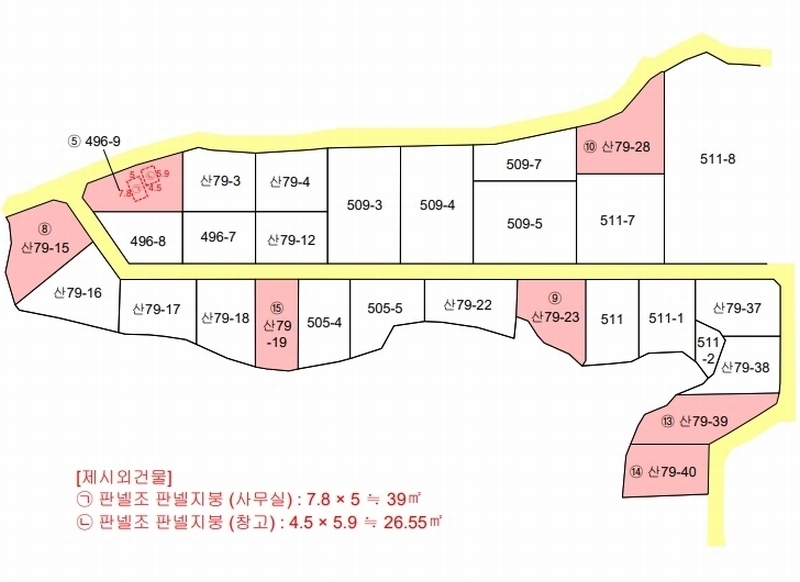 2020타경7494 충청북도 청주시 상당구 미원면 종암리 511-5 근린시설 경매 이미지