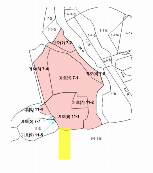 2024타경3414 충청북도 청주시 상당구 명암동 7-1 농지 경매 이미지