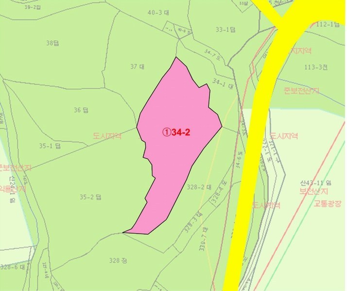 2025타경1637 충청북도 청주시 흥덕구 신전동 34-2 농지 경매 이미지