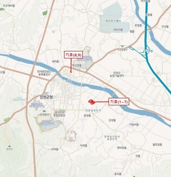 2025타경3022 충청북도 진천군 진천읍 신정리 516-2 농지 경매 이미지