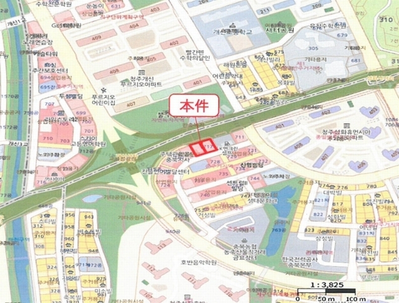 2025타경3572 충청북도 청주시 서원구 성화동 717 근린상가 경매 이미지