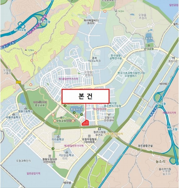2025타경3695 충청북도 청주시 청원구 오창대로 315, 구분건물 1층 124호 근린상가 경매 이미지
