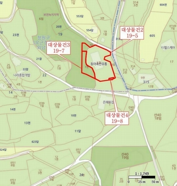 2025타경51192 충청북도 청주시 청원구 외남동 19-5 공장 경매 이미지