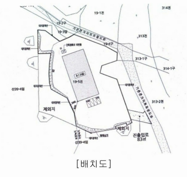 2025타경51192 충청북도 청주시 청원구 외남동 19-5 공장 경매 이미지
