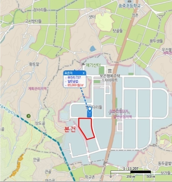 2025타경51376 충청북도 보은군 삼승면 우진리 743 공장 경매 이미지