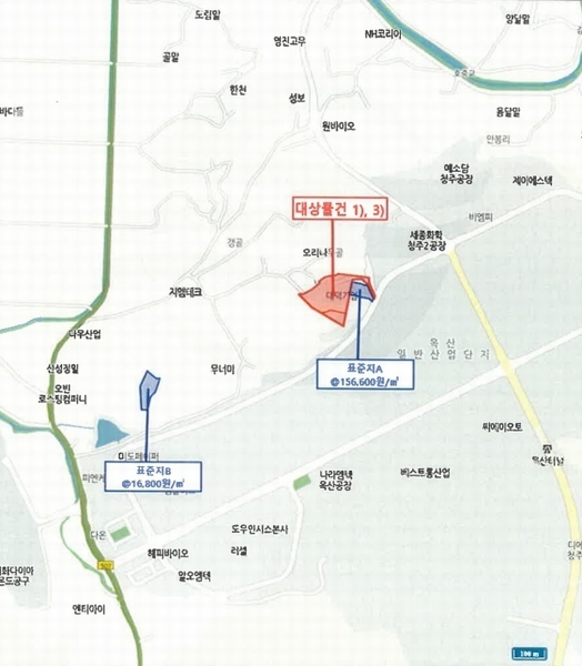 2025타경51456 충청북도 청주시 흥덕구 옥산면 호죽리 630-8 공장 경매 이미지