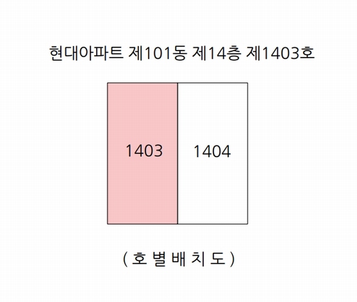 2025타경51720 충청북도 청주시 서원구 사직대로157번길 18충청북도 청주시 서원구 사직대로157○○○○, 현대아파트 101동 14층 1403호현대아파○○ 아파트[공급47평형] 경매 이미지