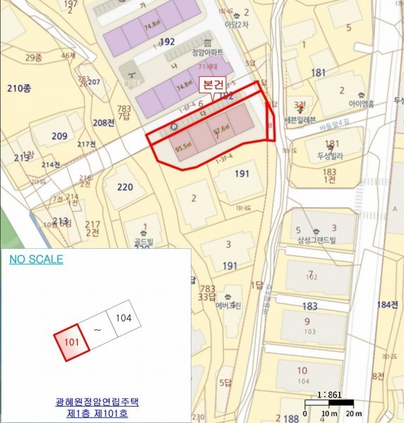 2025타경51925 충청북도 진천군 바들말4길 18, 광혜원정암연립주택 1층 101호 다세대(빌라) 경매 이미지