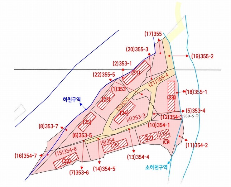 2023타경2179 충청북도 청주시 상당구 낭성면 지산리 353-7 농지 경매 이미지