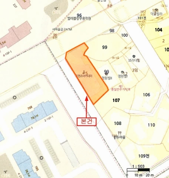 2024타경55446 충청북도 청주시 청원구 오창읍 2산단3로 50, 구분건물 1동 3층 301호외1개호 근린상가 경매 이미지