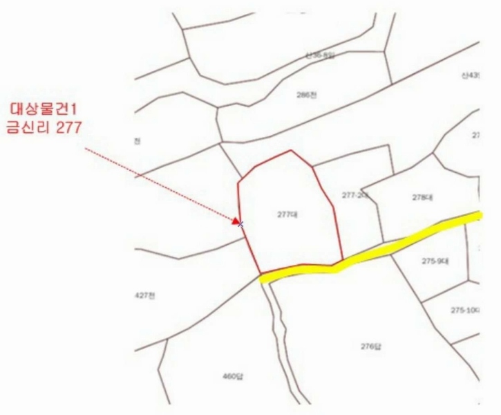 2025타경4612 충청북도 괴산군 청안면 금신리 277 주택 경매 이미지