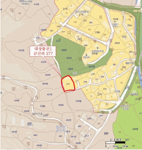 2025타경4612 충청북도 괴산군 청안면 금신리 277 주택 경매 이미지